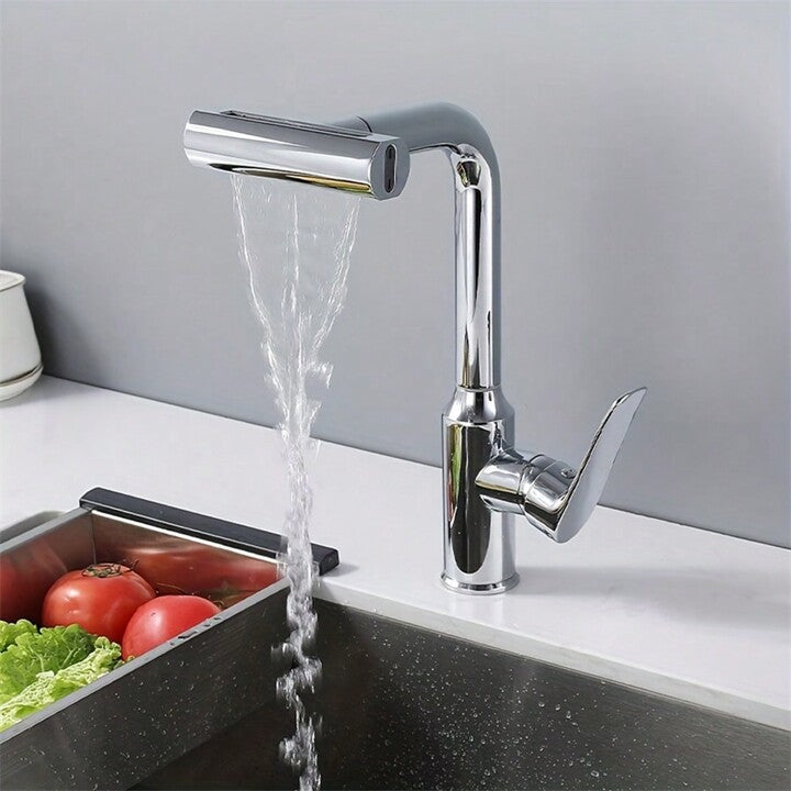 Grifo Giratorio Cascada 4 en 1 - Ahorro con estética