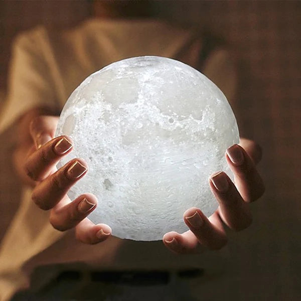Lámpara Luna - La artesanía de dibujo a color