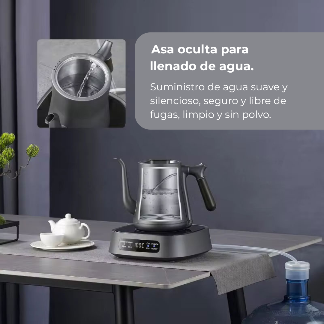 Hervidor de agua eléctrico con aislamiento y bombeo automático