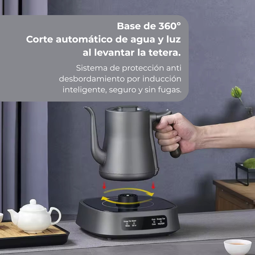 Hervidor de agua eléctrico con aislamiento y bombeo automático