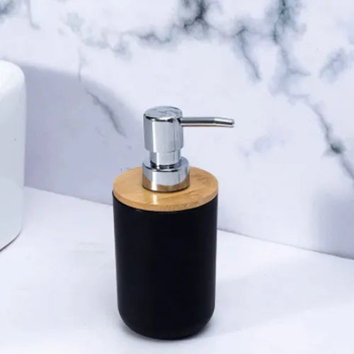 Set de baño - Plástico PP y bambú - Diseño moderno y elegante
