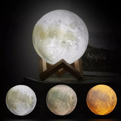 Lámpara Luna - La artesanía de dibujo a color