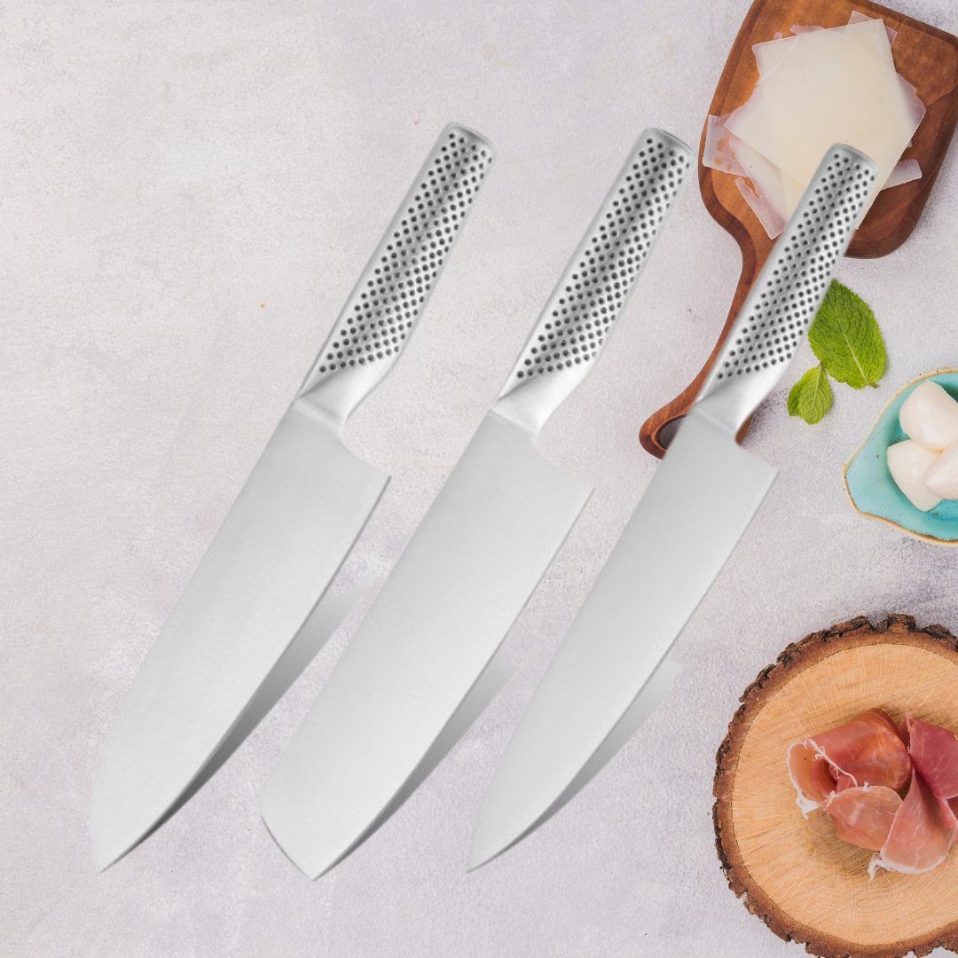 Juego de cuchillos de chef Kurayoshi, fábrica de cuchillos de chef Sato