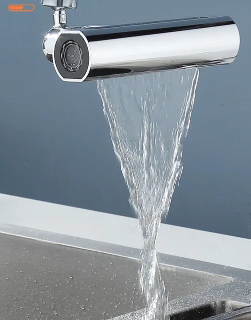 Grifo Giratorio Cascada 4 en 1 - Ahorro con estética