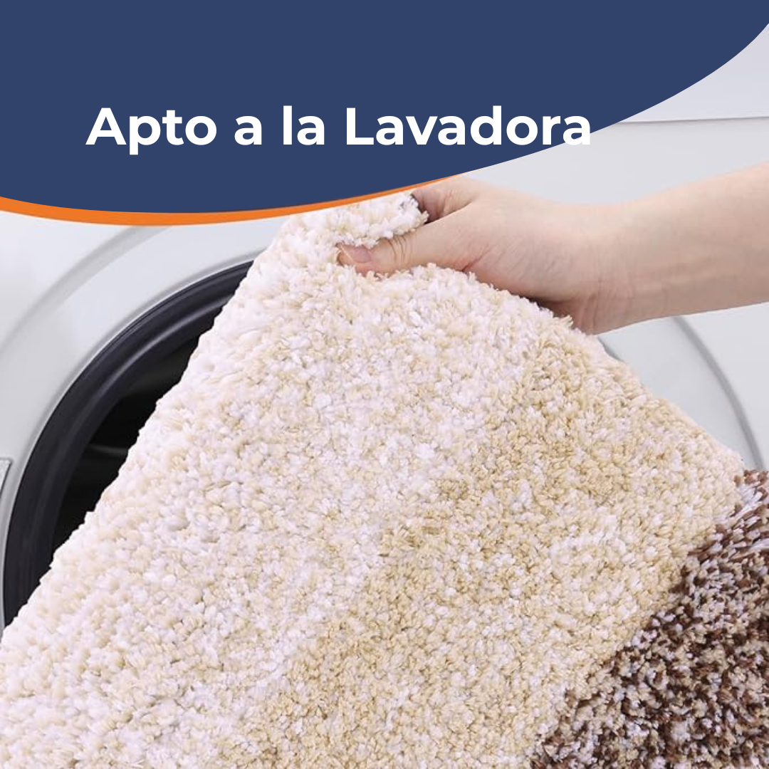 Alfombra de baño engrosada, absorbente y antideslizante para puertas de baño y aseo