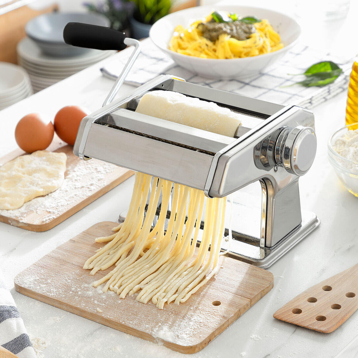 Máquina para Hacer Pasta Fresca – Pasta Casera en Minutos