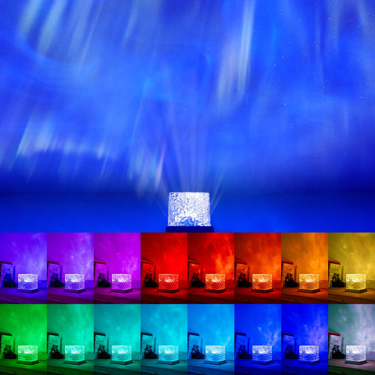 Proyector LED de Auroras Boreales Boralamp