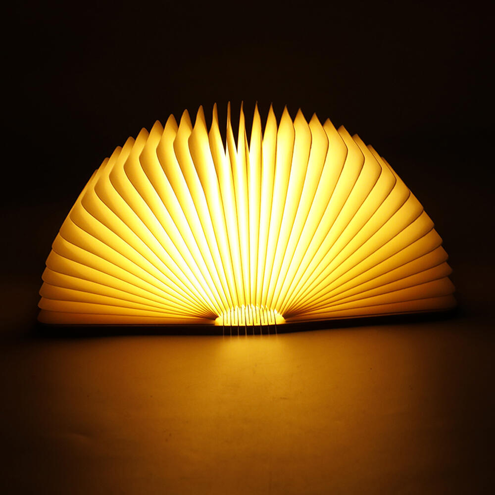 Lámpara Libro Plegable de Madera - Decoración Ideal, Regalo Original