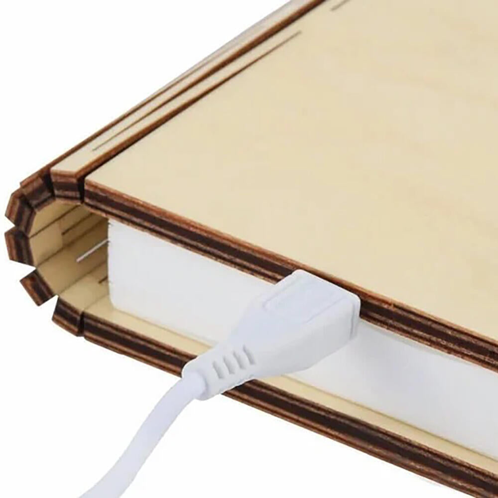 Lámpara Libro Plegable de Madera - Decoración Ideal, Regalo Original