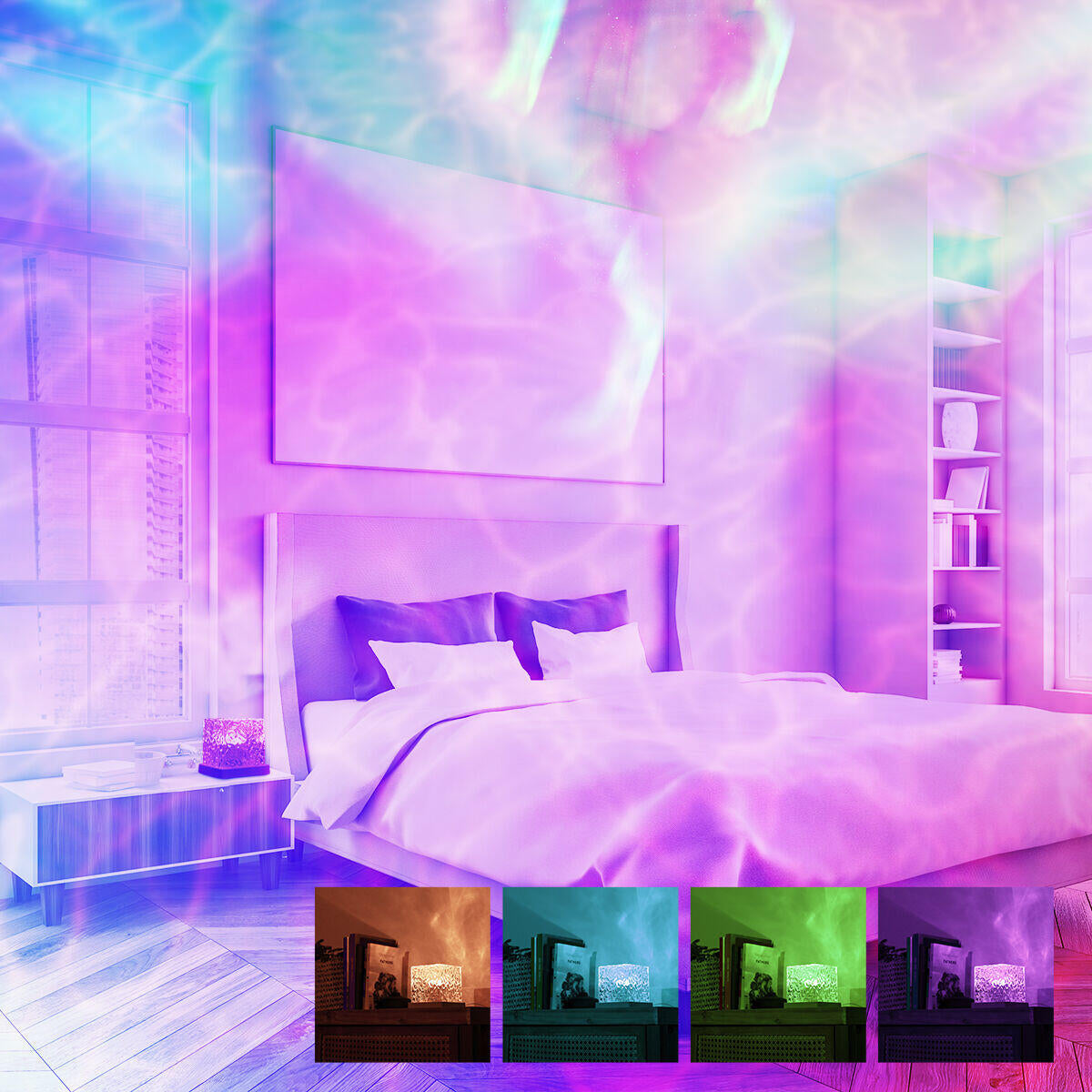 Proyector LED de Auroras Boreales Boralamp
