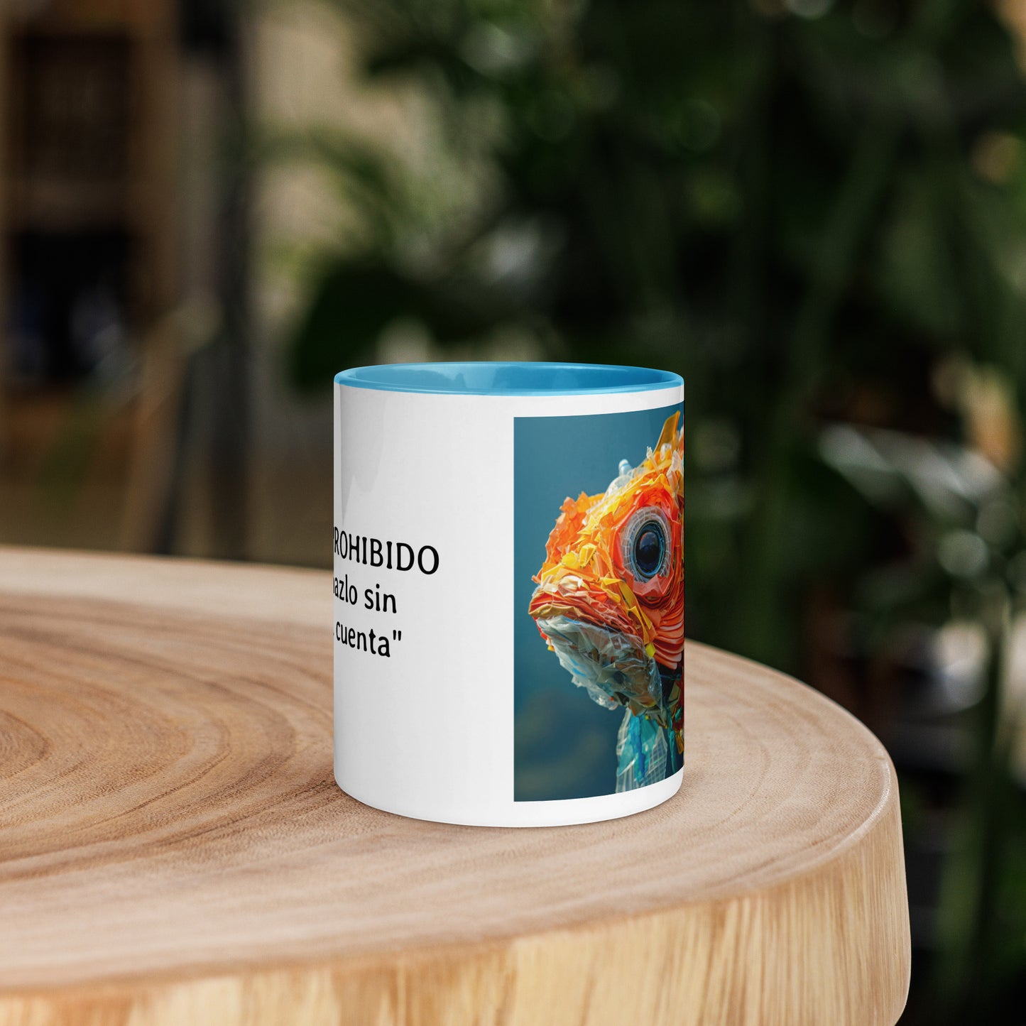 Taza - La palabra PROHIBIDO