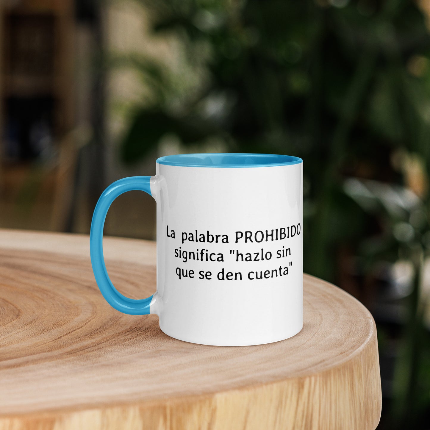 Taza - La palabra PROHIBIDO