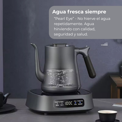Hervidor de agua eléctrico con aislamiento y bombeo automático