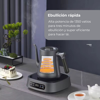 Hervidor de agua eléctrico con aislamiento y bombeo automático