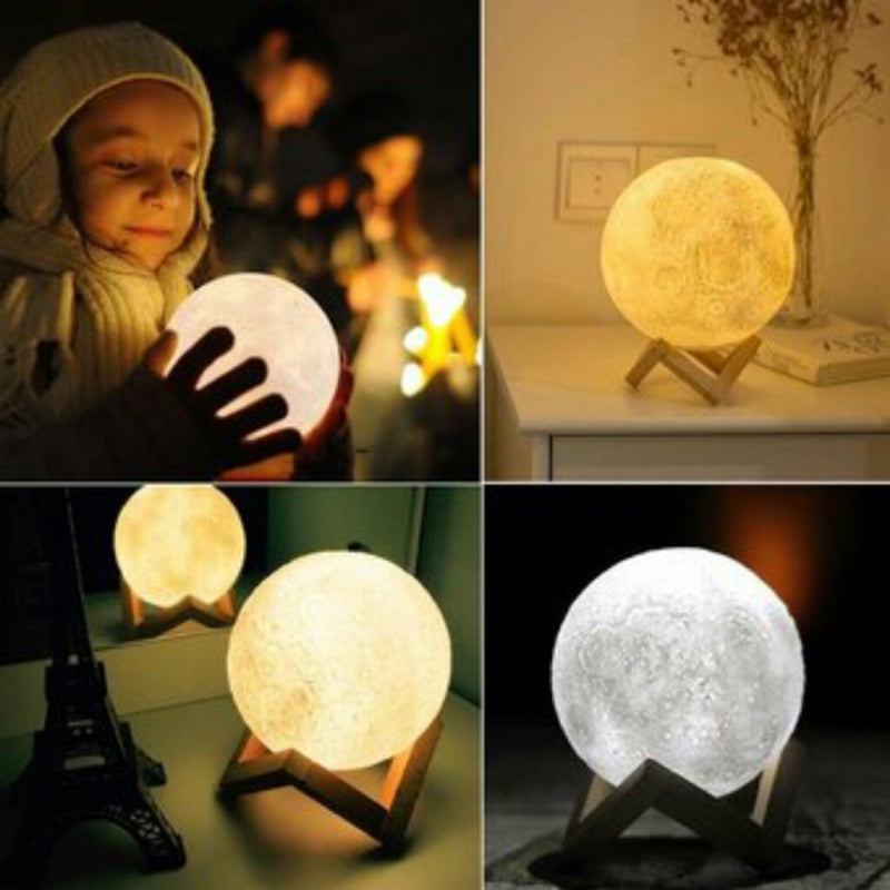 Lámpara Luna - La artesanía de dibujo a color