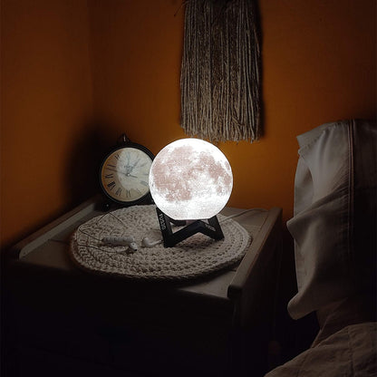 Lámpara Luna - La artesanía de dibujo a color