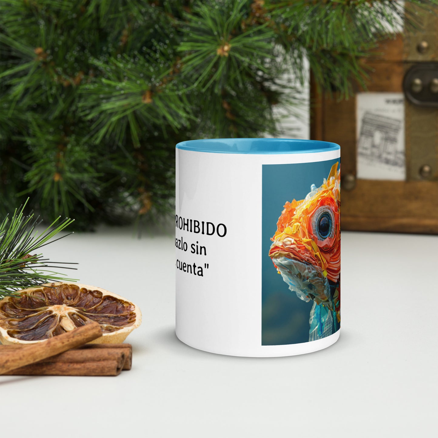 Taza - La palabra PROHIBIDO